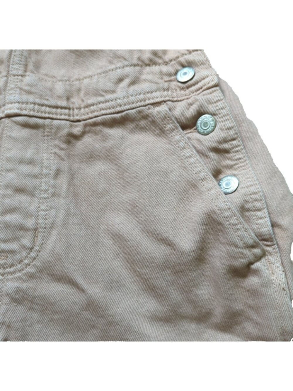 Old Navy Overalls Womens Size Small Mauve  Denim Bib Cotton Hippie Cuffed -lp - Picture 7 of 12